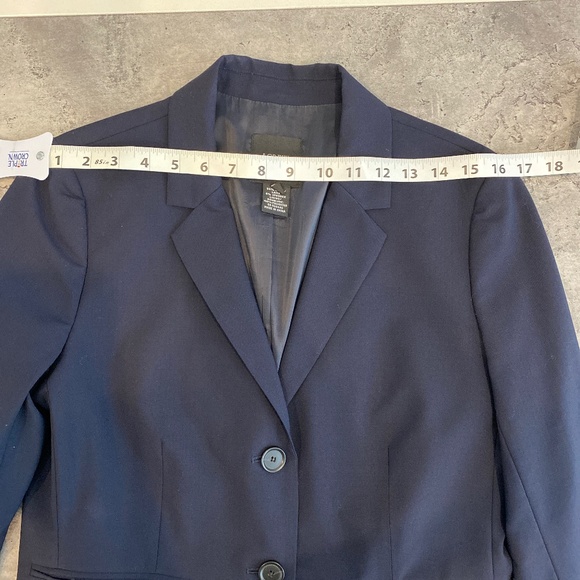 J.Crew Stretch Wool Blazer Navy 6 - Picture 3 of 16